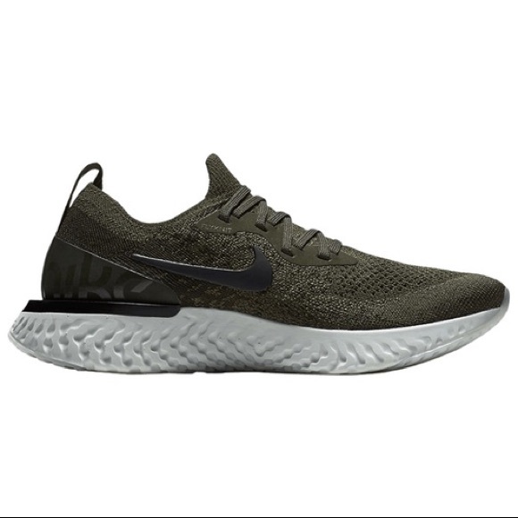 Nike Epic React Flyknit (Olive) - Picture 1 of 6